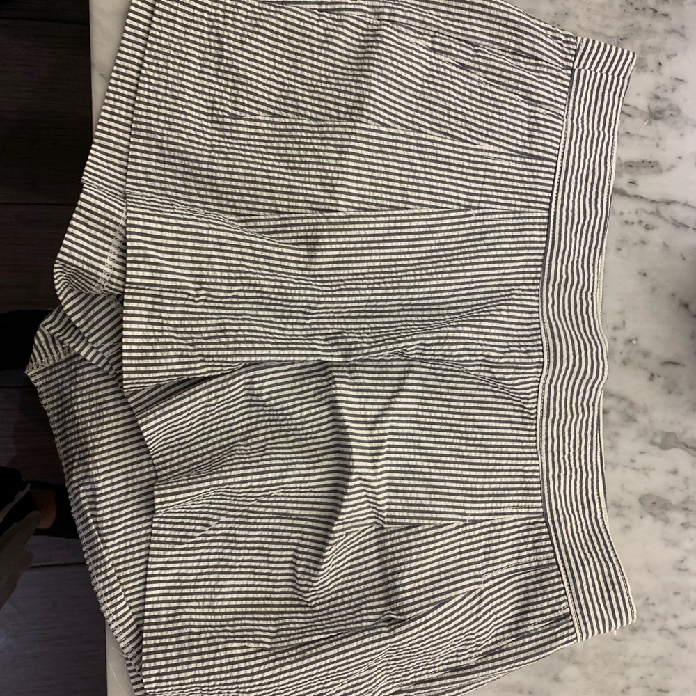 Seersucker Jared Zipper Shorts